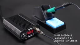 YIHUA 948DB+-II 110-240V Soldering Station 75W Quick Heating with Tip T12 Electronic Soldering Iron Station