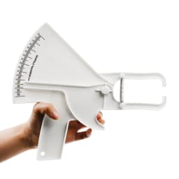 0-80mm Body Fat Measure Tester Analyzer Sebum Caliper Clamp Shaped Ruler Skinfold Test Instrument Measuring Tape