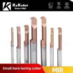 KaKarot MIR Boring Cutter for Threading Coated Carbide Mini Internal Lathe Turing Tool Copying Small Hole Tungsten Steel Alloy