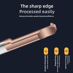 KaKarot MIR Boring Cutter for Threading Coated Carbide Mini Internal Lathe Turing Tool Copying Small Hole Tungsten Steel Alloy