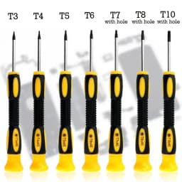 1/7pcs Torx Screwdriver Bit Set T3 T4 T5 T6 T7 T8 T10 Mini Hexagon Screwdriver Game Console Handle Disassembly Repair Tools
