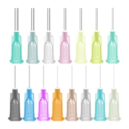 100pcs 13mm Dispensing Needle Glue Needle 0.5 Inch Suitable for All Glues Liquid Solder Paste Adhesives Dispenser Needle