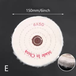 3/4/5/6/7/8" Wheels Buffing Polishing Wheel Cotton Lint Cloth Buffing Wheel Gold Silver Jewelry Mirror Polishing Wheel