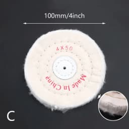3/4/5/6/7/8" Wheels Buffing Polishing Wheel Cotton Lint Cloth Buffing Wheel Gold Silver Jewelry Mirror Polishing Wheel