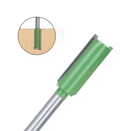 1/4′′ 6mm Shank Single Double Flute Straight Bit Milling Cutter For Wood 6MM Tungsten Carbide Router Bit Woodwork Tool Set