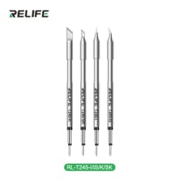 RELIFE Super Fine C210 T245 C245 Soldering Tip C210 C115 Soldering Iron Tip for GVM T210 GVM T115 Professional Soldering Station