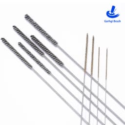 Hand Tool Brushes 60 X 300mm Long Stainless Steel Wire and Copper Wire Cleaning Brushes Twisted-in-Wire Pipe Brushes Rust Remove