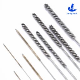 Hand Tool Brushes 60 X 300mm Long Stainless Steel Wire and Copper Wire Cleaning Brushes Twisted-in-Wire Pipe Brushes Rust Remove