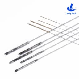 Hand Tool Brushes 60 X 300mm Long Stainless Steel Wire and Copper Wire Cleaning Brushes Twisted-in-Wire Pipe Brushes Rust Remove