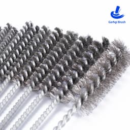 Hand Tool Brushes 60 X 300mm Long Stainless Steel Wire and Copper Wire Cleaning Brushes Twisted-in-Wire Pipe Brushes Rust Remove
