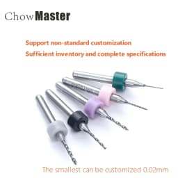 PCB 10 Stuks/Set Carbide Micro Boren Drill Bit 0.1Mm Tot 6.0Mm Diameter 3.175 schacht 10 Stuks PCB Drill Bit Set