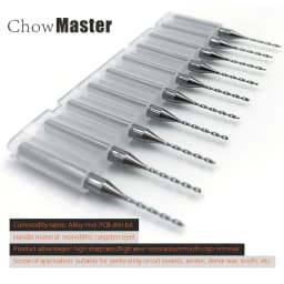 PCB 10 Stuks/Set Carbide Micro Boren Drill Bit 0.1Mm Tot 6.0Mm Diameter 3.175 schacht 10 Stuks PCB Drill Bit Set