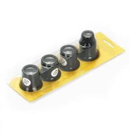 Watch Repairs Tool Watch Repairing 5 to 20 Times Magnifying Glass Goggles Watches Repairing Magnifying Glass Set 4PCS