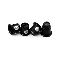 Watch Repairs Tool Watch Repairing 5 to 20 Times Magnifying Glass Goggles Watches Repairing Magnifying Glass Set 4PCS