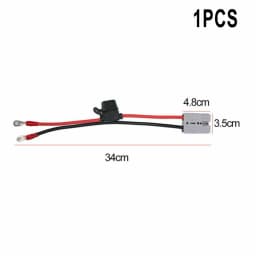 50A For Plug Cable With Lug M8 Terminal Battery Charging Connector Heavy Duty Construction