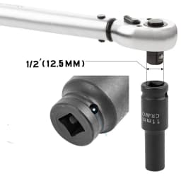 1/2 inch Torx Socket Wrench Head Metric Air Pneumatic Socket Wrench Head 8-41mm Standard Durable Car Auto Truck Repair Tools