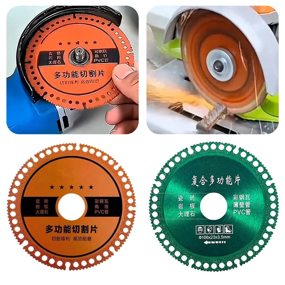 Indestructible Discs for Grinder Indestructible Discs for Angle Grinder Composite Multifunctional Cutting Saw Blades