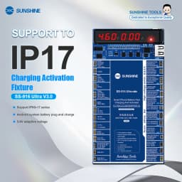 SUNSHINE SS-916 Ultra Charging Activation Fixture 5-9V Adaptive Voltage Support to IP6G-IP17 and Android Models