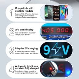 SUNSHINE SS-916 Ultra Charging Activation Fixture 5-9V Adaptive Voltage Support to IP6G-IP17 and Android Models