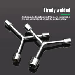 Household Triangular Socket Wrench Pragmatic Y-type Tri-fork Wrench Three-prong Wrench Bicycle Household Disassembly Repair Tool