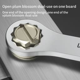 Two-purpose Wrench Open Plum Dumb Wrench 8-24mm Double Head Large Plum Two-purpose Wrench for Auto Repair, Suitable for Car Main
