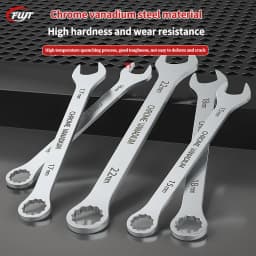 Two-purpose Wrench Open Plum Dumb Wrench 8-24mm Double Head Large Plum Two-purpose Wrench for Auto Repair, Suitable for Car Main