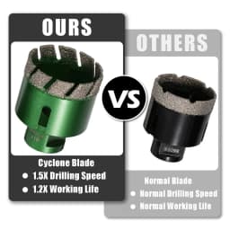 6-130mm M14 Thread Dry Vacuum Brazed Marble Masonry Hole Saw Opener Diamond Drilling Core Bit For Ceramic Tile Granite Marble