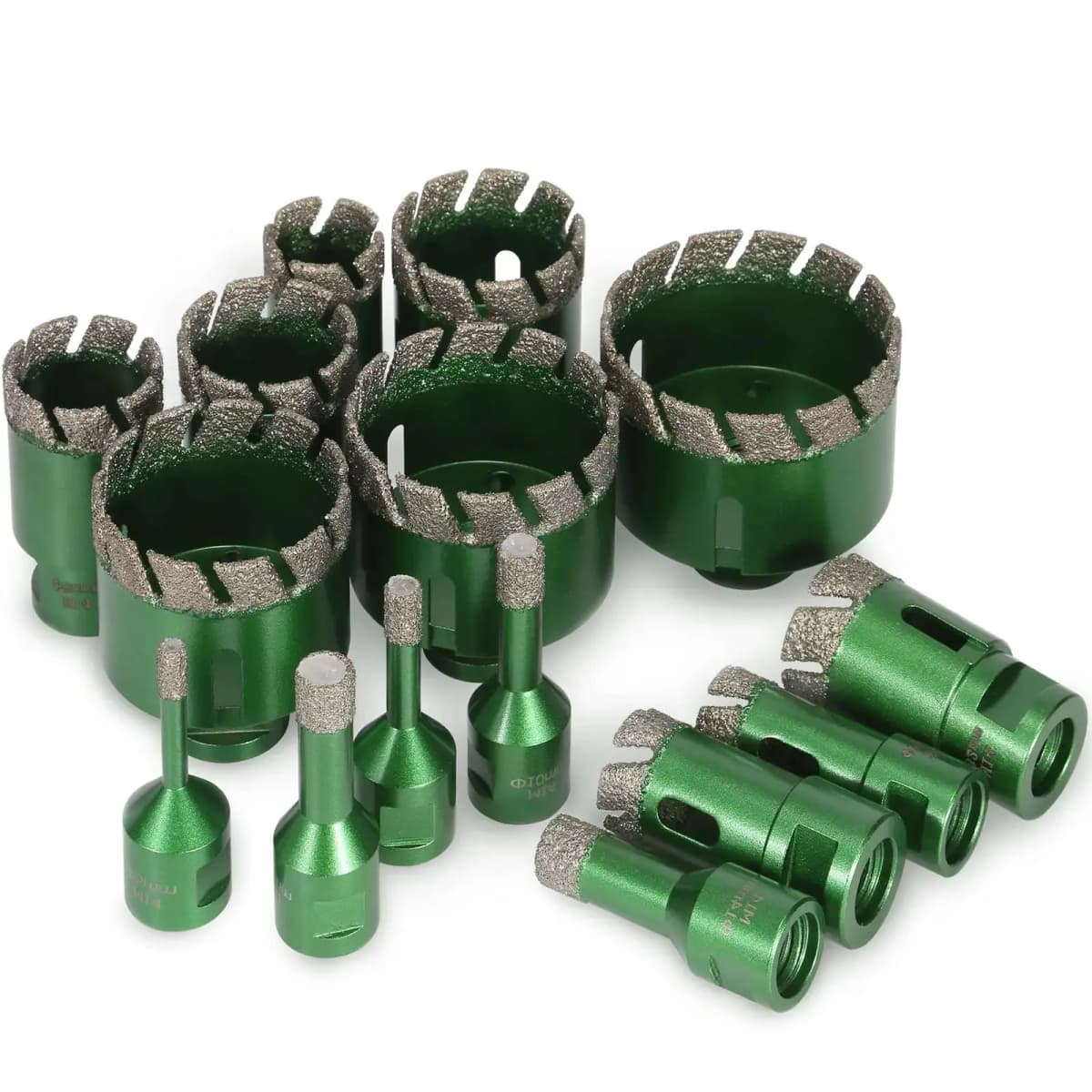 6-130mm M14 Thread Dry Vacuum Brazed Marble Masonry Hole Saw Opener Diamond Drilling Core Bit For Ceramic Tile Granite Marble