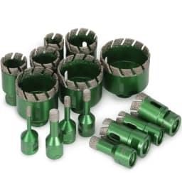 6-130mm M14 Thread Dry Vacuum Brazed Marble Masonry Hole Saw Opener Diamond Drilling Core Bit For Ceramic Tile Granite Marble
