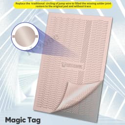 MECHANIC Magic Tag Dot Repairing Solder Lug for Mobile Phone Welding Flywire Replacement Spot Soldering Jumper Wire Repair Pad