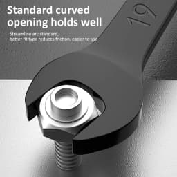 6-19MM Open-end Dual-purpose Ratchet Spanner Combination Ratcheting Wrench Universal Spanners Bicycle Motorcycle Car Repair Tool