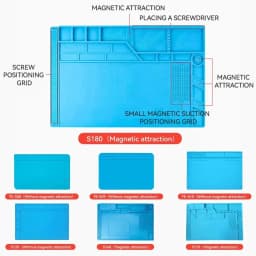 ESD Heat Resistant 932℉ Soldering Mat Job Tools Computer Phone Repair Kit Working Repair Pad Heatresistant Maintenance Platform