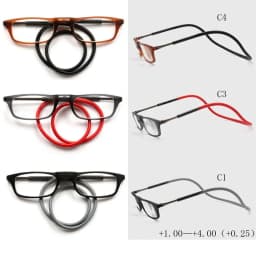 New Folding Neck Hanging Presbyopia Glasses Hd Resin Fashion Magic Magnet Presbyopia Glasses Presbyopic Eyeglasses
