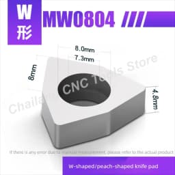 MT1603 MT1604 MV1603 MS1204 MC1204 MD1504 MT2204 MW0603 MW0804 MD1506 Carbide CNC Shim Seat Knife Pad for Holder Spare Parts