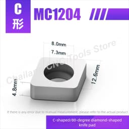 MT1603 MT1604 MV1603 MS1204 MC1204 MD1504 MT2204 MW0603 MW0804 MD1506 Carbide CNC Shim Seat Knife Pad for Holder Spare Parts