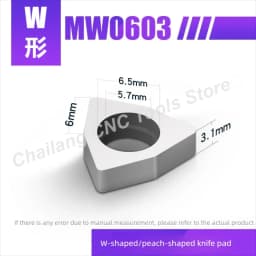 MT1603 MT1604 MV1603 MS1204 MC1204 MD1504 MT2204 MW0603 MW0804 MD1506 Carbide CNC Shim Seat Knife Pad for Holder Spare Parts