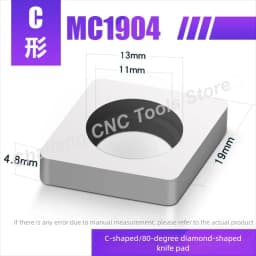 MT1603 MT1604 MV1603 MS1204 MC1204 MD1504 MT2204 MW0603 MW0804 MD1506 Carbide CNC Shim Seat Knife Pad for Holder Spare Parts
