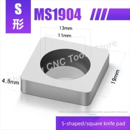 MT1603 MT1604 MV1603 MS1204 MC1204 MD1504 MT2204 MW0603 MW0804 MD1506 Carbide CNC Shim Seat Knife Pad for Holder Spare Parts