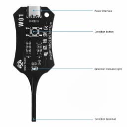 OSS W01 Inductance Detector Precision Motherboard Electromagnetic Induction for Mobile phone Check Inductor Detector Repair tool