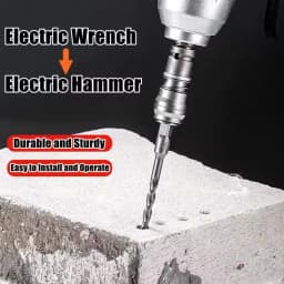 Electric Hammer Conversion Adapter For Cement Wall Punching Concrete High Power Light Small Square Converter