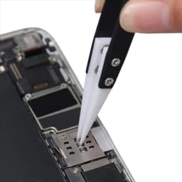 3PCS Anti-Static Ceramic Tweezers Stainless Steel Industrial Ceramic Tweezers Insulated Straight/Curved Tip Black-Whit Tweezers