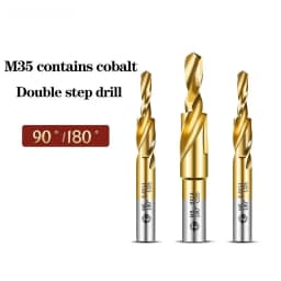 TG HSS M35 Step Drill Bit for Aluminum Copper Iron Mold Wood Plastic