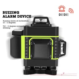 HILDA 16/12 Lines Laser Level Green Line SelfLeveling 360 Horizontal And Vertical Super Powerful Laser Level Green Beam