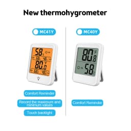 Large Size LCD Digital Thermometer Hygrometer Indoor Room Electronic Temperature Humidity Meter Sensor Gauge Weather Station