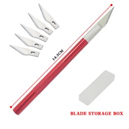 Metal Carving Scalpel Knife Tools Kit Anti-Slip Blades Engraving Craft Craft Knives Mobile Phone PCB DIY Hobby Repair Hand Tools