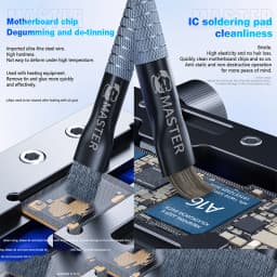 Mechanic Steel Brush Motherboard Chip Glue Removal IC Pad Cleaning PCB CPU Clean Dust PCB BGA Repair Soldering Brush