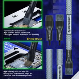 Mechanic Steel Brush Motherboard Chip Glue Removal IC Pad Cleaning PCB CPU Clean Dust PCB BGA Repair Soldering Brush