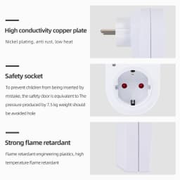 TM02 Electronic Digital Timer Kitchen Timer Socket Outlet 230V 110V 12/24 Hour Cyclic Outlet Programmable Timing EU FR US Plug