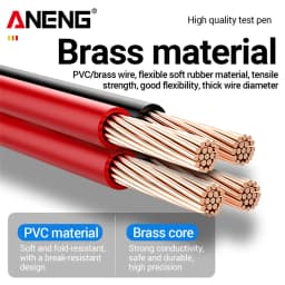 ANENG PT840 1000V 10A Digital Multimeter Probe Universal Test Lead Needle Pin Wire Pen Cable Kit Current Voltmeter Tester Wire