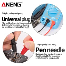 ANENG PT840 1000V 10A Digital Multimeter Probe Universal Test Lead Needle Pin Wire Pen Cable Kit Current Voltmeter Tester Wire